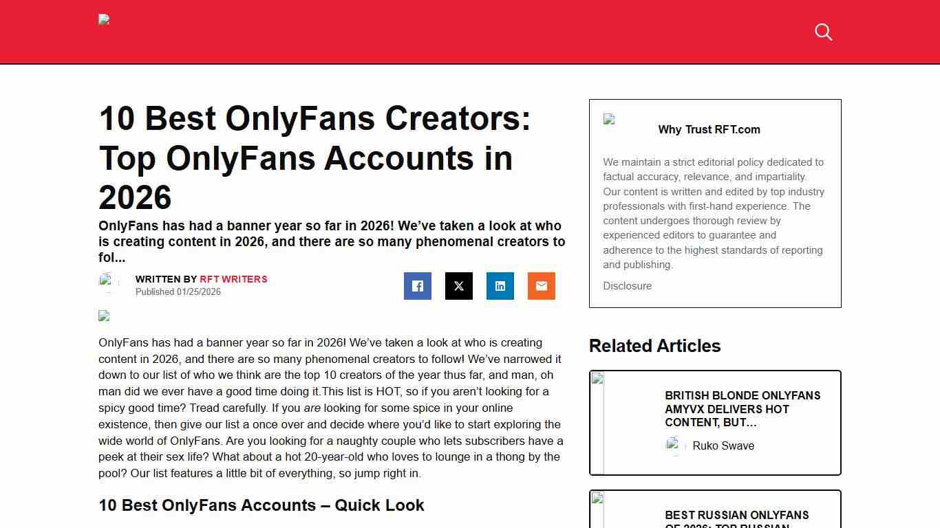 10 Best OnlyFans Creators: Top OnlyFans Accounts in 2026 - St. Louis Riverfront Times